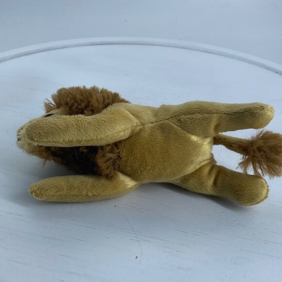 Vintage TY Beanie Babies Plush Lion 6" Long Collectible Soft Toy Embroidered - Picture 5 of 6
